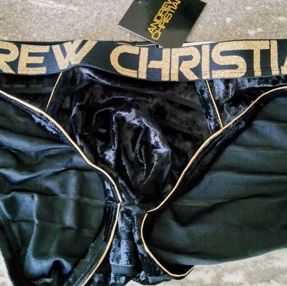 Andrew Christian Other - Andrew Christian Plush Sheer Stripe Brief w/ Almost Naked